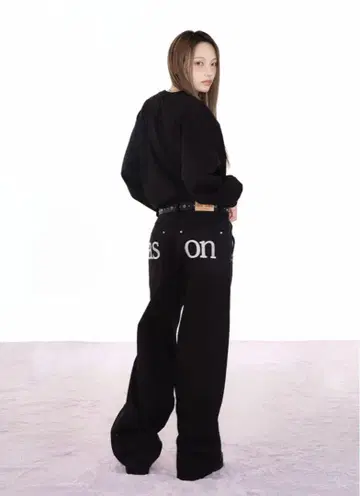 SMOG WIDE PANTS / BLACK
