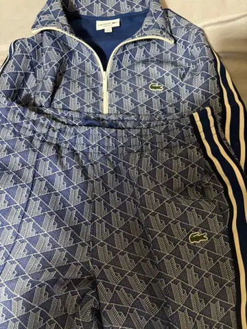 LACOSTE 기하학 패턴 저지 셋업