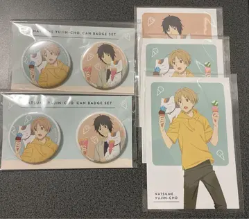 나츠메 우인장 캔뱃지 세트 나츠메 타카시 타누마 카나메 벌스데이
