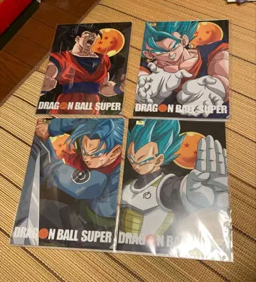 드래곤볼 클리어 파일 2장입 x 4세트
