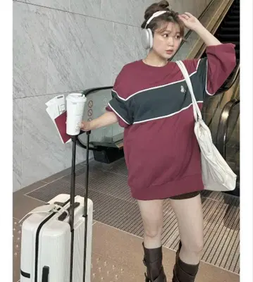 lily bear 리본 맨투맨