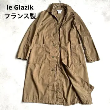 레어 루그라지크 le Glazik 롱 코트 프랑스제 34 카키