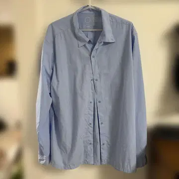야마토미치 Bamboo Shirt Light Blue XL