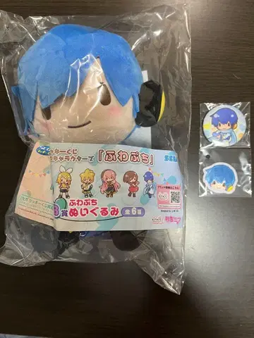 하츠네 미쿠 로손 세가 럭키 쿠지 B상 후와푸치 봉제 인형 3세트