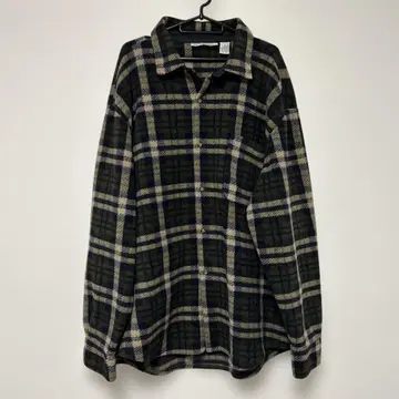 Sedgefield XL 플란넬 셔츠 네이비 계열 체크 무늬