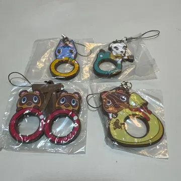 아츠모리 동물의 숲 모바일 홀더 스마트폰 스트랩 미개봉 새상품