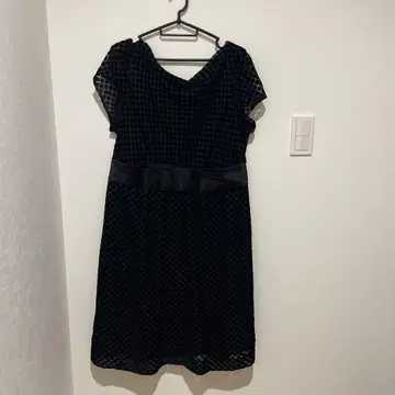 Aglantine 블랙 도트 무늬 원피스 23구 size48
