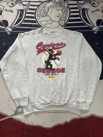 90s usa제 오자루의 조지 맨투맨 야구 그레이 97년