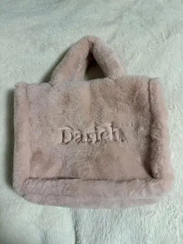 Darich 핑크 퍼 핸드백