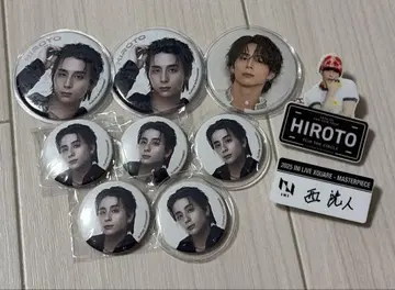 INI 니시 히로토 XQUARE 캔뱃지 캡슐 토이 명찰