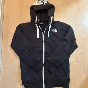 THE NORTH FACE 리어뷰 블랙 후드티 M