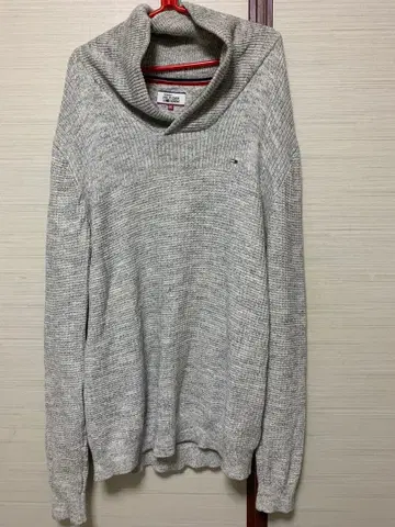 Tommy Hilfiger 그레이 터틀넥 니트