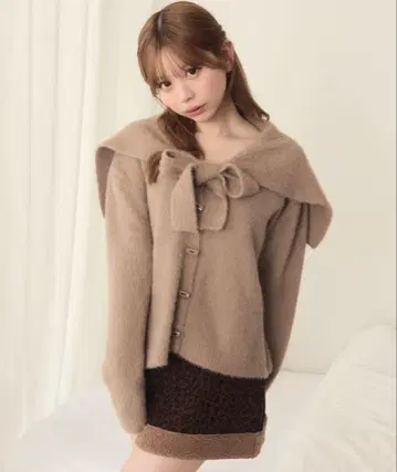 TITTY&CO. 세일러 카라 가디건