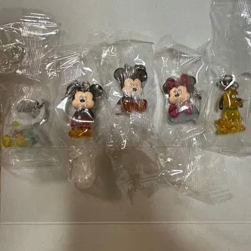 디즈니 캐릭터 <마츠모토 세이지> 메지루시 액세서리 전 5종 풀 컴프