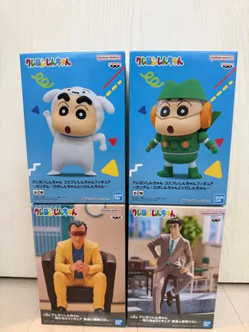 짱구는 못말려(크레용 신짱) 피규어 4체 세트