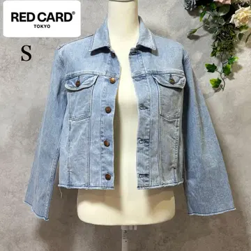 RED CARD 레드카드 마가렛 데님 자켓 데님 숏 기장