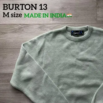 BURTON 13 버튼 울 크루넥 스웨터 M 인도산