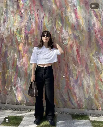 meer. STRAIGHT SOFT WIDE DENIM M 사이즈