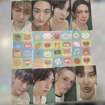 ateez 8room 스티커 특전 세트 컴플리트