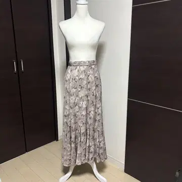 [ 코코딜 ] 꽃무늬 머메이드 롱 스커트