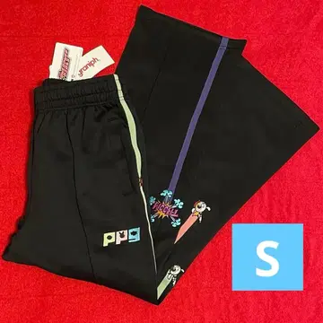 미사용 새상품 graniph 파워퍼프걸 자수 트랙 팬츠 저지 S