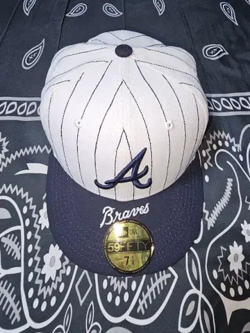 Braves 59FIFTY 캡 7 1/8 스트라이프