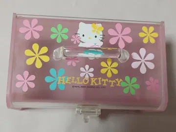 헬로키티 2000년 페어리 키티 플라워 손잡이 수납 박스