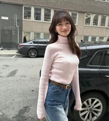bibiy B. TURTLE KNIT PINK