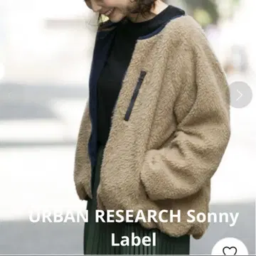 URBAN RESEARCH Sonny Label 리버서블 보아 블루종