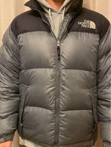 THE NORTH FACE 다운 자켓 그레이 블랙