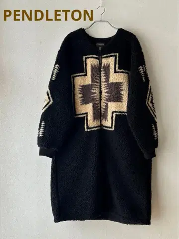 PENDLETON 보아 지퍼 코트