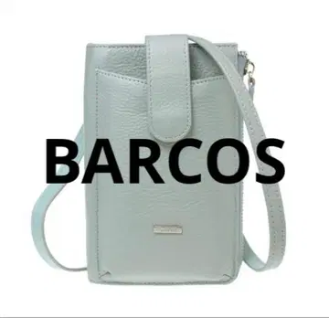 BARCOS 발코스 스마트폰 숄더백 지갑 카드 홀더 블루