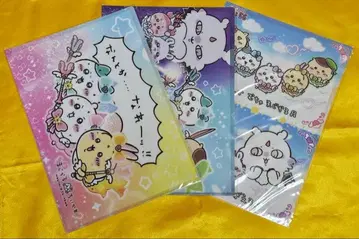 [ 새상품 미사용 ] 초 매지컬 치이카와 홀로그램 클리어 파일 3점