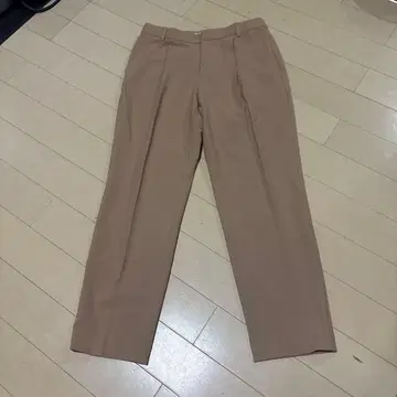 [ 23구 ] 베이지 슬랙스 센터 프레스