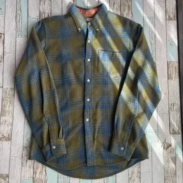 60s 70s towncraft 울 셔츠 옴브레