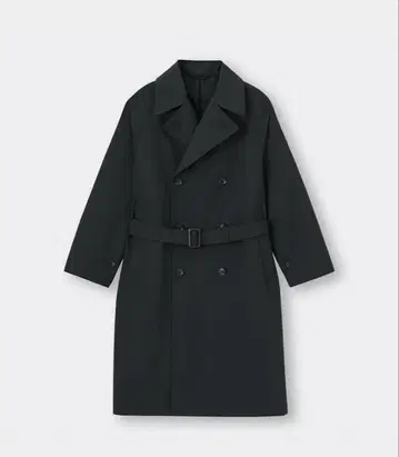 GU 오버사이즈 트렌치코트 09 BLACK S