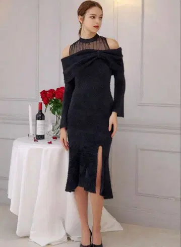 riu 니트 원피스