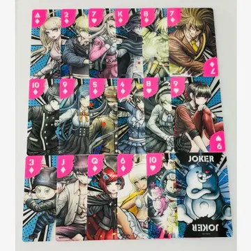 뉴 단간론파 V3 ORB 카페 트럼프풍 PVC 카드 전 18종 세트