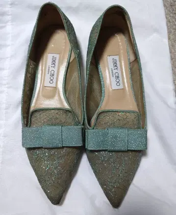 가격 인하 가능 JIMMY CHOO GALA MARIBU 플랫슈즈