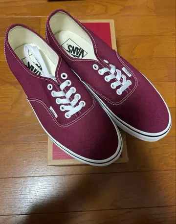 미사용 새상품 VANS 오센틱 27cm 박스 있음 USA 기획