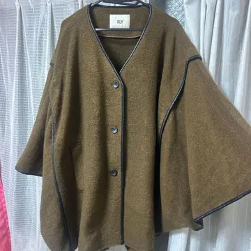 SLY 판초형 브라운 코트 Free