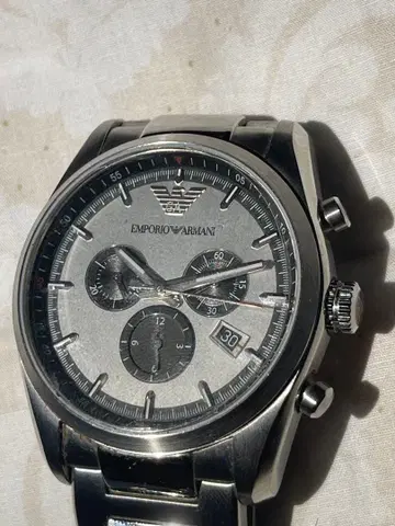 EMPORIO ARMANI 크로노그래프 손목시계