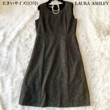LAURA ASHLEY 울 혼방 롱 플레어 원피스 빅 사이즈