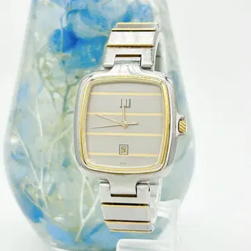 dunhill 던힐 데이트 빈티지 16 13065 쿼츠 손목시계