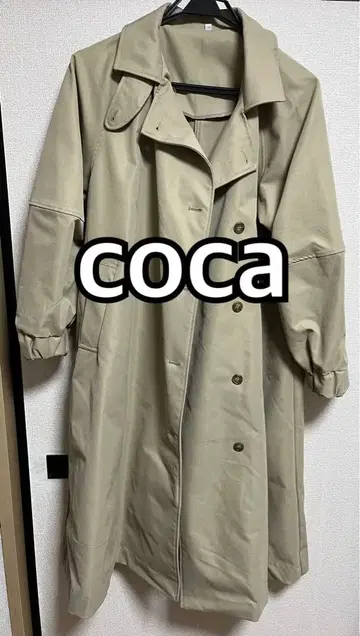 coca 롱 트렌치코트 여성용 L