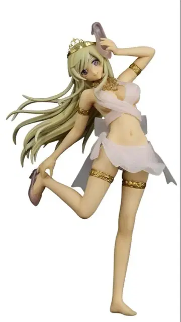 페어리 테일 피규어 유리 구두와 신데렐라 골드 크라운