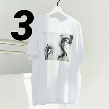 sacai Man Ray Print T-Shirt white 3