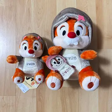 디즈니 리조트 십이지 봉제 인형 2025 데일 봉제 인형 배지