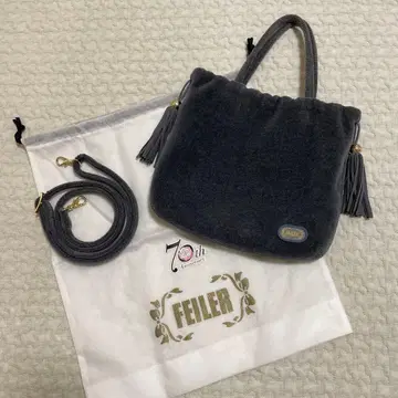 FEILER 70주년 복조리 숄더백 그레이