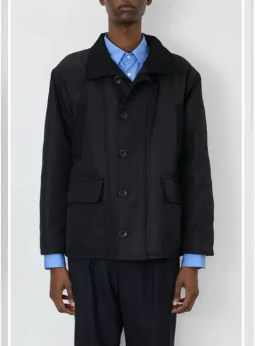 EMPORIO ARMANI BLACK NYLON JACKET